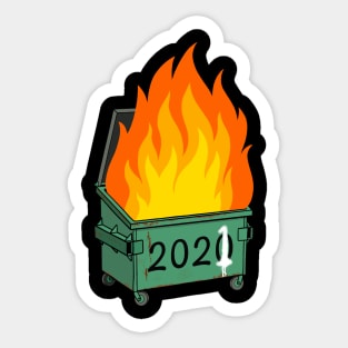 Dumpster Fire Sticker